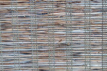 Bamboo placemat straw wood texture for the background