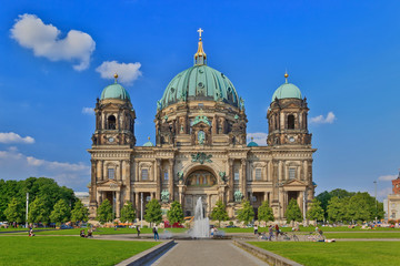 Fototapeta na wymiar Berlin Cathedral or Berlin Dom at Berlin, Germany