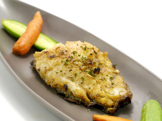 Fried fish with Italian spices.