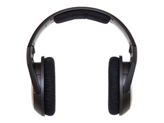 Unbranded headphones isolated on a white background