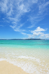 美しいビーチとさわやかな空