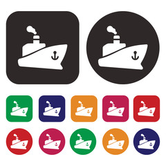 Ship and boat icon