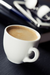 Concept: business coffee break