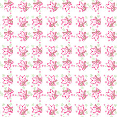 Seamless pattern  Cute cats