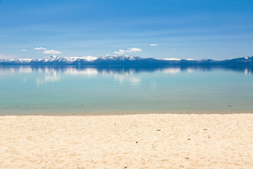Lake Tahoe sandy beach