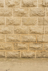 Graue Steinmauer - Hintergrund leer