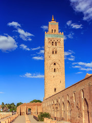 Fototapeta na wymiar Koutoubia in Marrakesh, Morocco