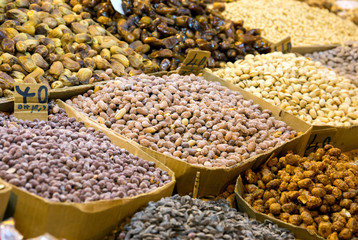 Assortment of nuts in Morocco