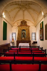 Fototapeta na wymiar Interior of Santo Domingo cathedral