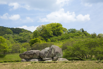 奈良県明日香村の石舞台古墳
