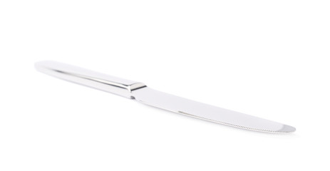 Stainless steel kitchen knife isolated