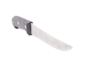 Steel kitchen knife isolated