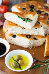 Italian focaccia bread