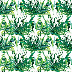 Floral colorful spring flowers seamless pattern