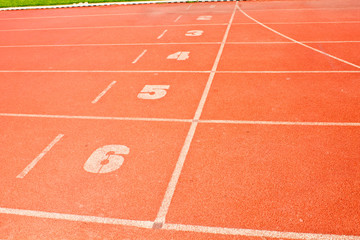 Track Lane Numbers
