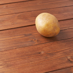 Single brown potato composition