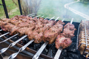 Приготовление шашлыка