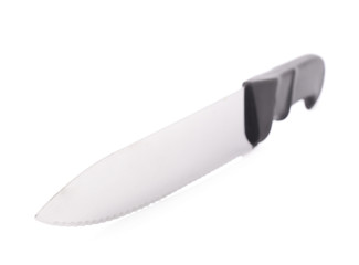Steel kitchen knife isolated