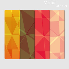 Abstract background for banner brochure flyer vector design.