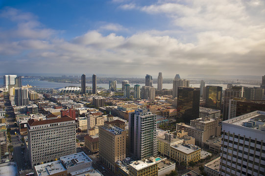 View of downtown San Diego, California, USA.