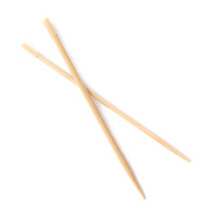 Set of chinese chopsticks sticks isolated