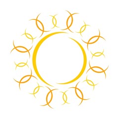 Abstract Sun Icon - illustration