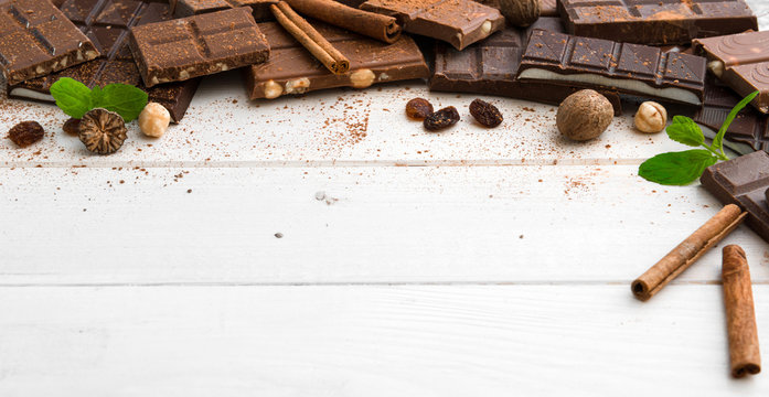 variety of chocolate