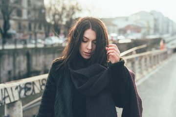 Fototapeta premium young beautiful woman