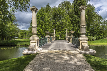 English Garden (Jardin Anglais, 1817). Chantilly, Oise, Picardie