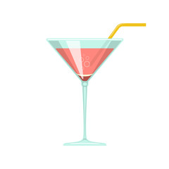 Cocktail glass.