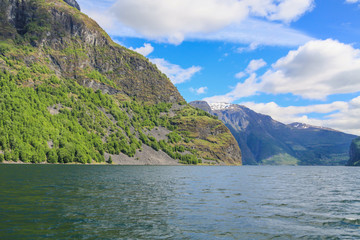 Fototapeta na wymiar Mountain in the Sognefjord, Norway