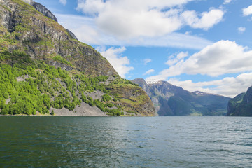 Fototapeta na wymiar Mountain in the Sognefjord, Norway