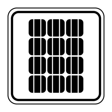 Logo panneaux solaires.