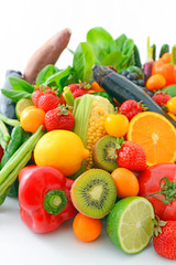 新鮮な野菜と果物