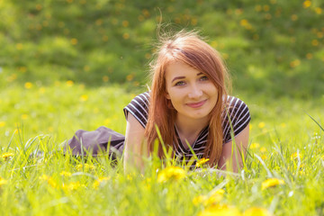 red hair girl