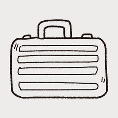 briefcase doodle drawing