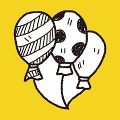 doodle balloon
