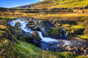 Fototapeta premium Seydisfjordur Fjord valley