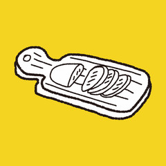 cutting board doodle