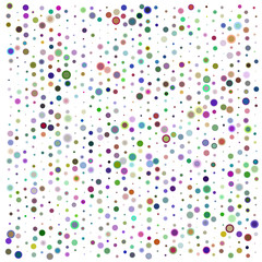 Bright color circles vector illustration