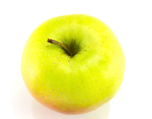 green apple isolated on white background
