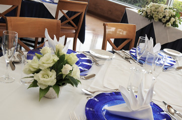 華々しくセッティングされたパーティ会場