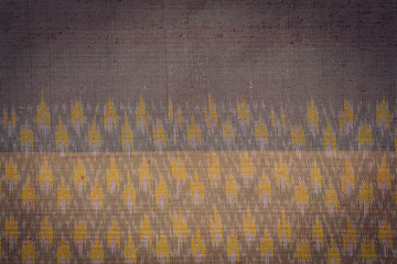 Thai style handcrafted textile made by silk from northeast, Thai