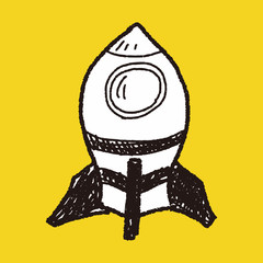 spaceship doodle
