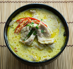 Green pork Curry , Thai cuisine