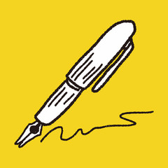 Obraz premium doodle pen