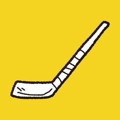 Hockey stick doodle