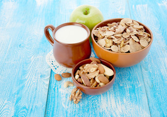 breakfast on table