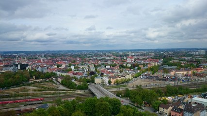 Augsburg von oben