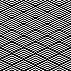 Black and white geometric seamless pattern with stripe.